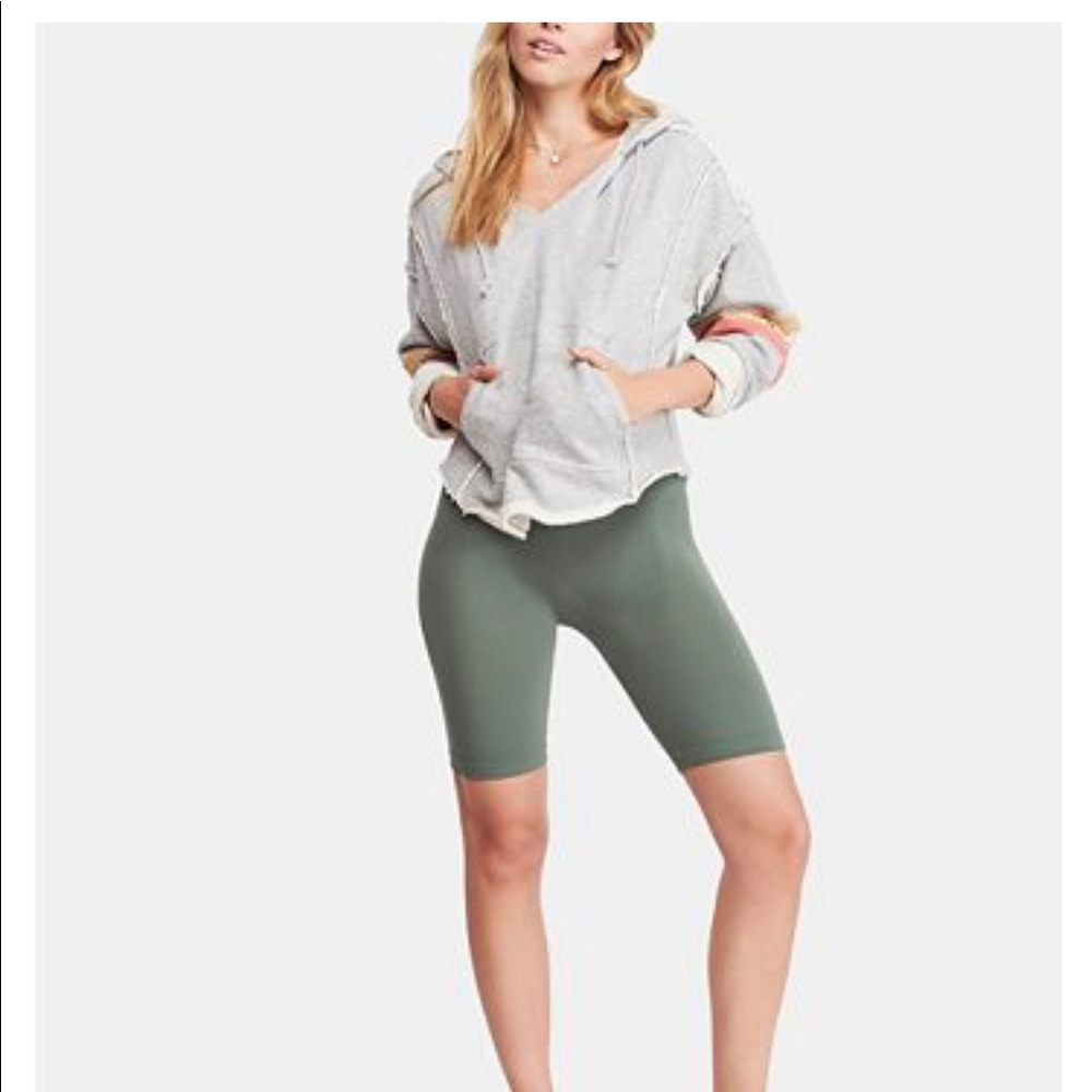 Free people rib bike shorts